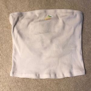 Cute ribbed tube top